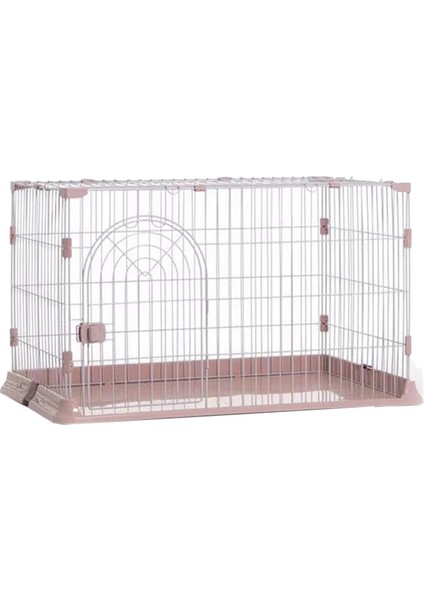 Köpek Kafesi Çıkarılabilir Kutu Kolay Montajı Yeniden Kullanılabilir Düz Taşıma Kafesi Katlanabilir Pembe M (Yurt Dışından) fiyatları