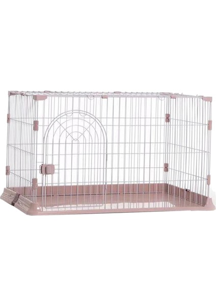 Köpek Kafesi Çıkarılabilir Kutu Kolay Montajı Yeniden Kullanılabilir Düz Taşıma Kafesi Katlanabilir Pembe M (Yurt Dışından) modelleri