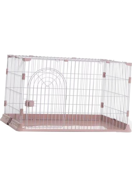 Köpek Kafesi Çıkarılabilir Kutu Kolay Montajı Yeniden Kullanılabilir Düz Taşıma Kafesi Katlanabilir Pembe M (Yurt Dışından) fırsatları