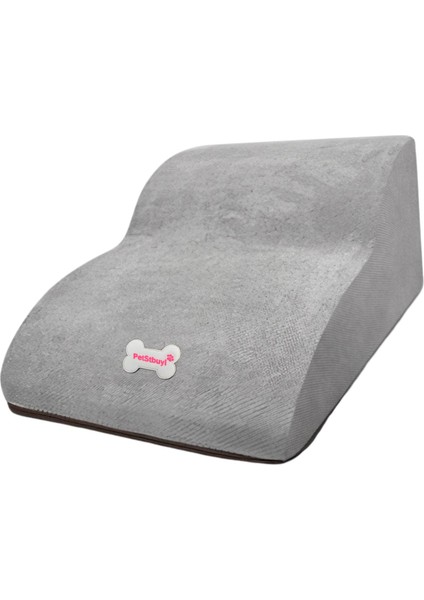 Köpek Merdivenleri Küçük Köpekler Için Rampalar Kaymaz Dip Çıkarılabilir Kapak Merdiveni gri (Yurt Dışından)