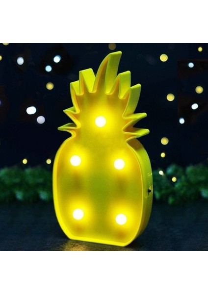 Pıneapple LED Light Decor LED Işıklı Ananas Pilli LED Işık Gün Işığı LED Işık Kır Düğünü Dekorları