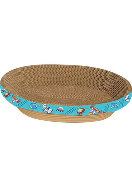 Oluklu Kedi Çizik Karton Çizik Oluklu Eğitim Oyuncak Salonu 55CMX10CM (Yurt Dışından)