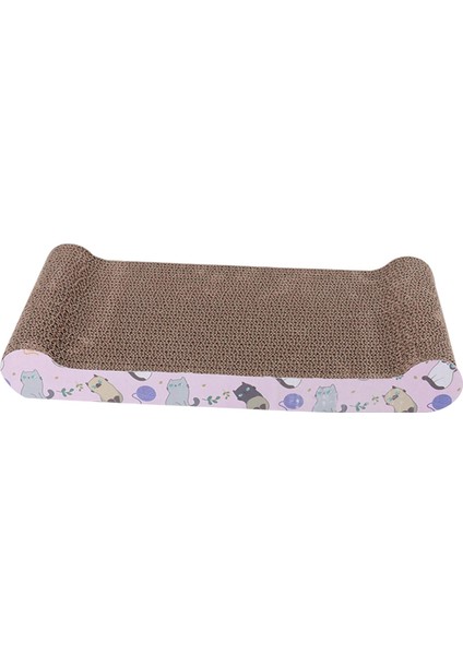 Kedi Scratcher Karton Kırpma Oluklu Tahta Büyük Geniş Salon Kanepe Kedi Kemik 44X20.5X5.5CM (Yurt Dışından)