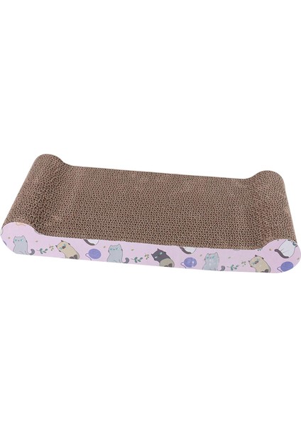 Kedi Scratcher Karton Kırpma Oluklu Tahta Büyük Geniş Salon Kanepe Kedi Kemik 44X20.5X5.5CM (Yurt Dışından)