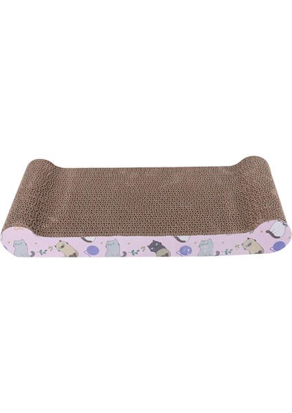 Kedi Scratcher Karton Kırpma Oluklu Tahta Büyük Geniş Salon Kanepe Kedi Kemik 44X20.5X5.5CM (Yurt Dışından)