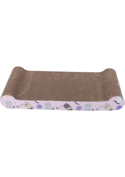 Kedi Scratcher Karton Kırpma Oluklu Tahta Büyük Geniş Salon Kanepe Kedi Kemik 44X20.5X5.5CM (Yurt Dışından)