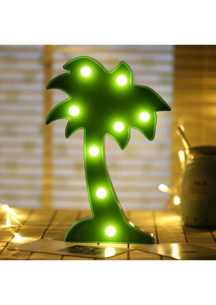 Palm LED Light Decor LED Işıklı Palmiye Ağacı Pilli LED Işık Gün Işığı LED Işık Kır Düğünü Dekorları