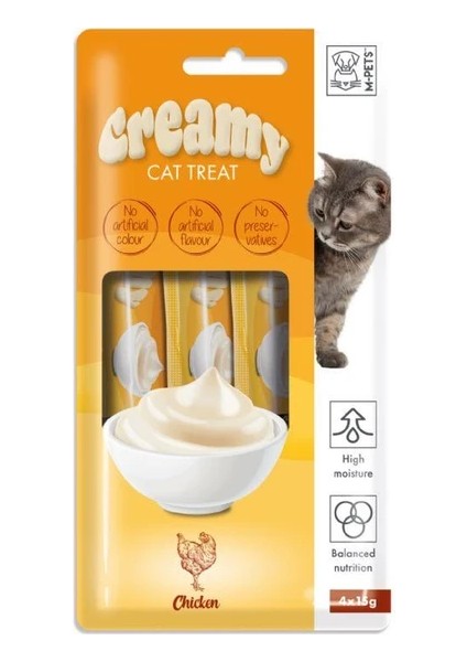 Creamy tavuk Etli Kedi Ödülü 4X15 gr