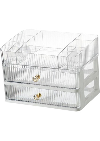Makyaj Makyaj Tutucu Banyo Organizatör Yatak Odası Vanity 3 Tier Clear (Yurt Dışından) fiyatları