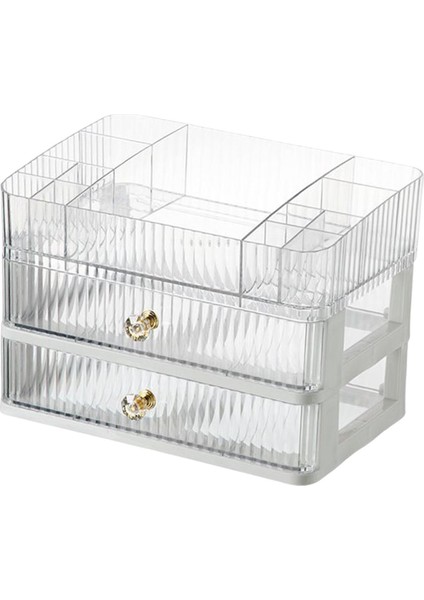 Makyaj Makyaj Tutucu Banyo Organizatör Yatak Odası Vanity 3 Tier Clear (Yurt Dışından) fırsatları