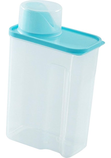 Çamaşır Tozu Kutusu Mutfak Dolabı Çiftlik Evi Için Toz Saklama Kutusu 3l Mavi (Yurt Dışından)