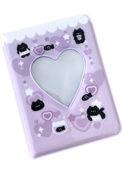 3 Inç Mini Fotoğraf Albümü Photocard Kollu 40 Cep Doğum Günü Kara Kedi Için Sevimli (Yurt Dışından)