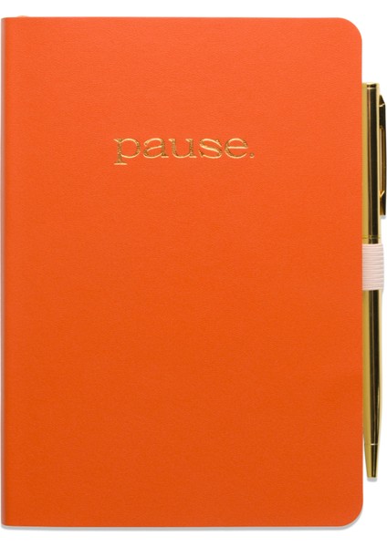 Design Works İnk Kalemli Pause Defter 16,5 x 11,5 cm - Gratıtude Journal - Pause