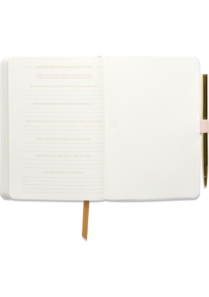 Design Works İnk Kalemli Pause Defter 16,5 x 11,5 cm - Gratıtude Journal - Pause
