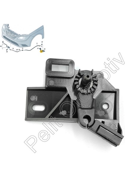 Passat B8 Motor Kaput Açma Kolu Braketi 6R1823633