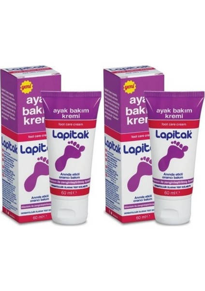 Ayak Bakım Kremi 60 Ml 2 Adet