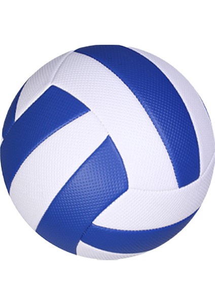 Voleybol Topu Eğitimi Plaj Oyunu Oyun Takımı Profesyonel Kapalı Açık Granüler Mavi Beyaz (Yurt Dışından)