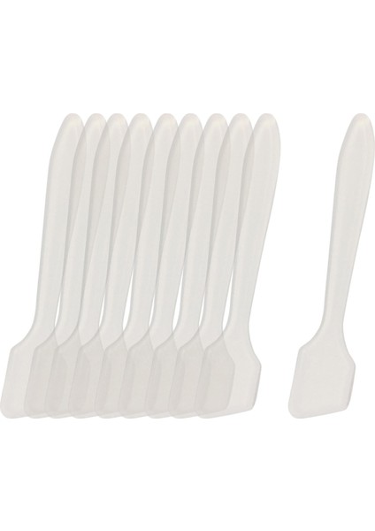 10X Silikon Spatulas Makyaj Spatulas Mutfak Çok Işlevli Tereyağı Kazıyıcı (Yurt Dışından)
