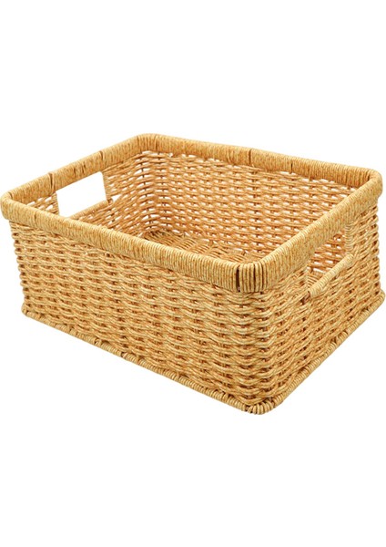 Rattan Depolama Sepeti Ekmek Sepeti Ev Banyo Mutfak Tezgahı Işık 34X24X14CM (Yurt Dışından) indirimleri