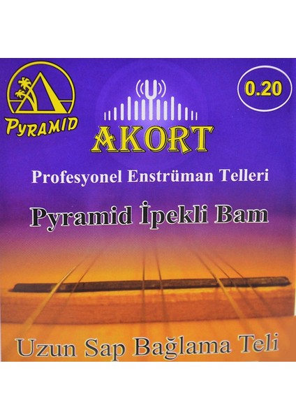 0.20 Pyramid Uzun Sap Bağlama Teli - Saz Teli