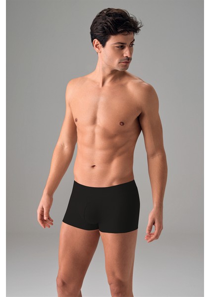 1749 ERKEK MODAL SİYAH BOXER