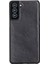 Samsung Galaxy S21 Plus Uyumlu Deri Arka Kapak Uj Rst1 Siyah 2