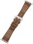 Apple Watch Uyumlu Uyumlu Deri Kordon Vigo 42-44-45MM G2 Kahve 4