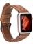 Apple Watch Uyumlu Uyumlu Deri Kordon 42-44-45MM Nm3-As2 Taba 2