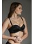 Kadın Straplez Lotus Lazer Kesim Boş Cup Siyah Sütyen 336050 3