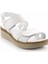Beyaz Leather Kadın Sandalet K05281202703 3