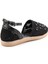 Siyah Örgü Kadın Espadril K01823251416 4