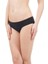 Kadın Siyah Dikişsiz İz Yapmaz Lazer Kesim Bikini Külot 3350 2