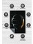 Daft Punk Koyu Renkli Siyah Halı Müzik Sever Halısı Müzisyine Hediyelik Halı Art Müzik Halı 4