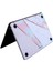 Macbook Air M1 Kılıf Kaplama Sticker Laptop Koruyucu A2337 ile Uyumlu Marble14 5