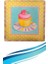 BUFFER® Decotown Duvar Panosu 40*40 Cup Cake Muffin Motifli Duvar Süsü 2