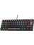 PLOWER K60 Siyah Ingilizce Q Klavye English Gaming Oyuncu Klavye Bilek Destekli Blue Switch 4