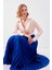 Bel Kısmı Detaylı Crop Saten Bluz 2