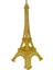 Minyatür Metal Eyfel Kulesi Altın Dekoratif Biblo 25 cm 2