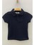 Mojo Bebek Mojo Unisex Çocuk Düğmeli Kısa Kol Lacoste T-Shirt 5281 Siyah 1