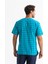 Kısa Kol Şile Bezi Zımbalı Erkek Tshirt Mint Kareli 3033 2