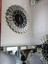 Güneş Silver Latin Black Model Gümüş Siyah Renk 85 Cm Dekoratif Aynalı Duvar Saati 5