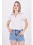 Polo Yaka Pamuk Crop Tshirt 1