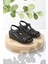 Siyah Leather Kadın Sandalet K05714360103 1