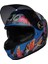 FR-913 Fullface Güneş Vizörlü ve Renkli Camlı Kask FNM-FR-913 4