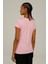 V Yaka Regular Fit K.pembe Kadın T-Shirt 2SCT1323FX 4