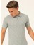 Polo Yaka Baskılı Açık Gri Erkek T-Shirt TS1014000263 2