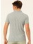 Polo Yaka Baskılı Açık Gri Erkek T-Shirt TS1014000263 4
