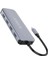 Orıco Type-C To USB 3.0 HDMI 4K@30Hz VGA RJ45 Sd Tf Aux Pd Dönüştürücü Hub 2
