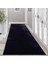 Yıkanabilir Kaymaz Taban Post Peluş 4011 Siyah Kesme Yolluk Halı 100 x 825 cm 1