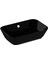 Geo 7452B070-0012 Dikdörtgen Çanak Lavabo, 60 cm, Siyah 1